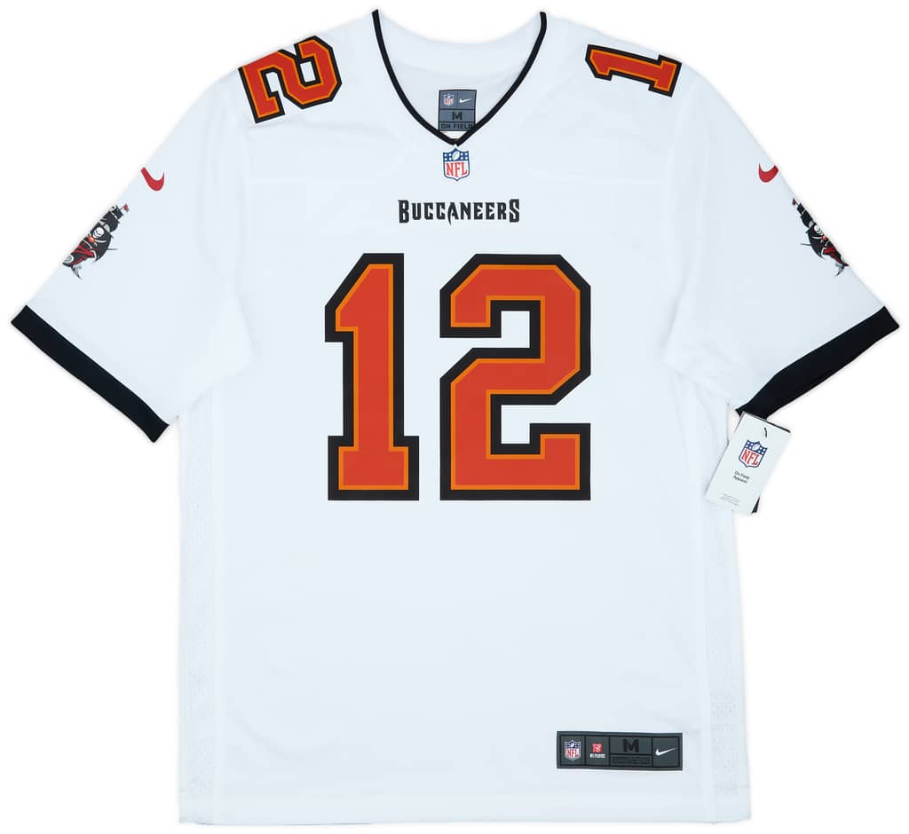 2020-22 Tampa Bay Buccaneers Brady #12 Nike Game Away Jersey (M)