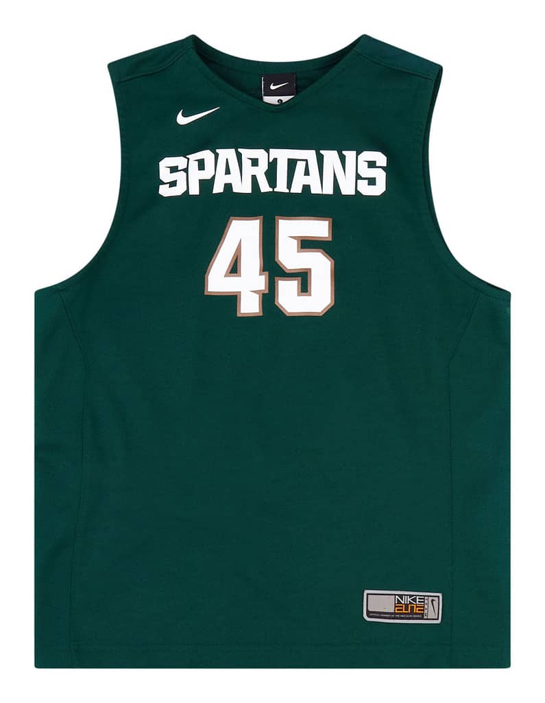 2012-15 Michigan State Spartans Valentine #45 Nike Jersey (Away) Y