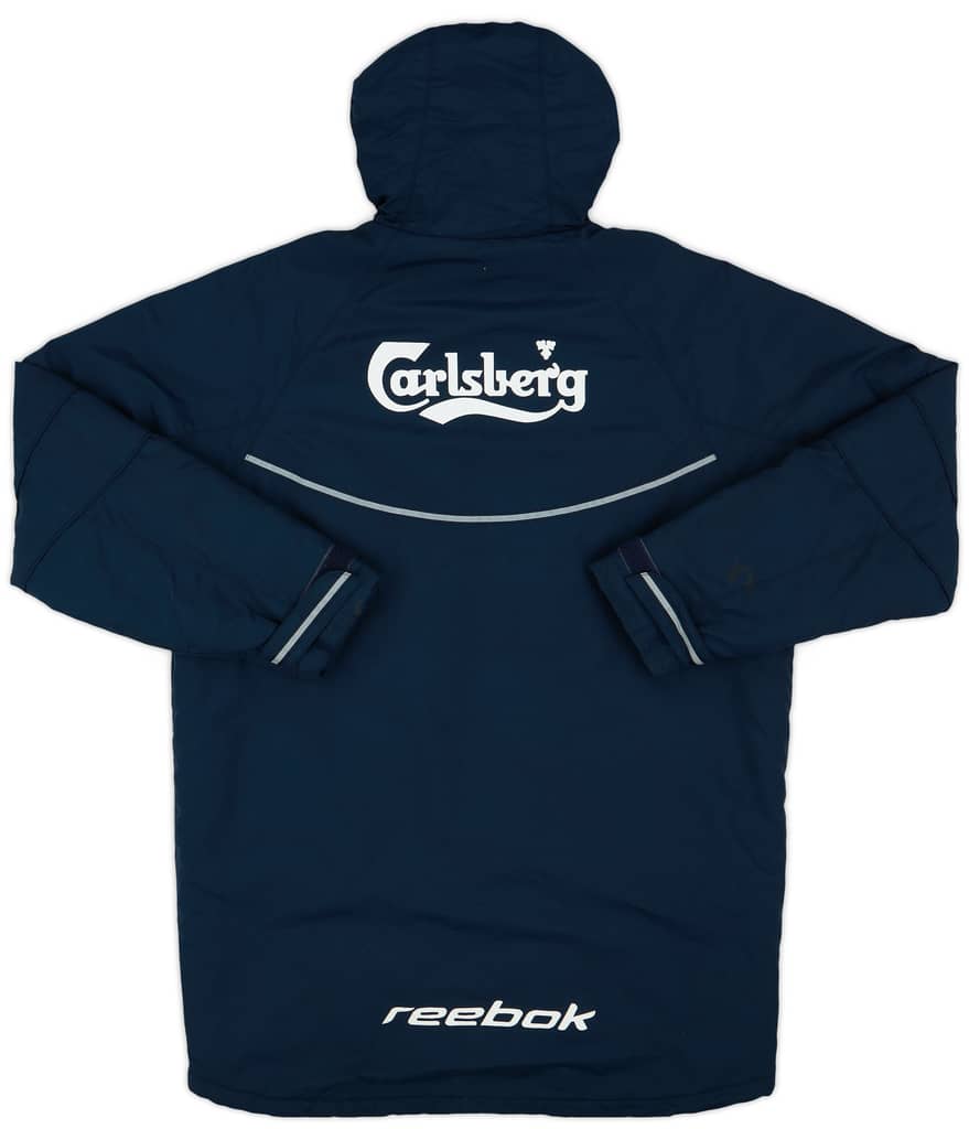2001-02 Liverpool Reebok Padded Bench Coat - 9/10 - (M)