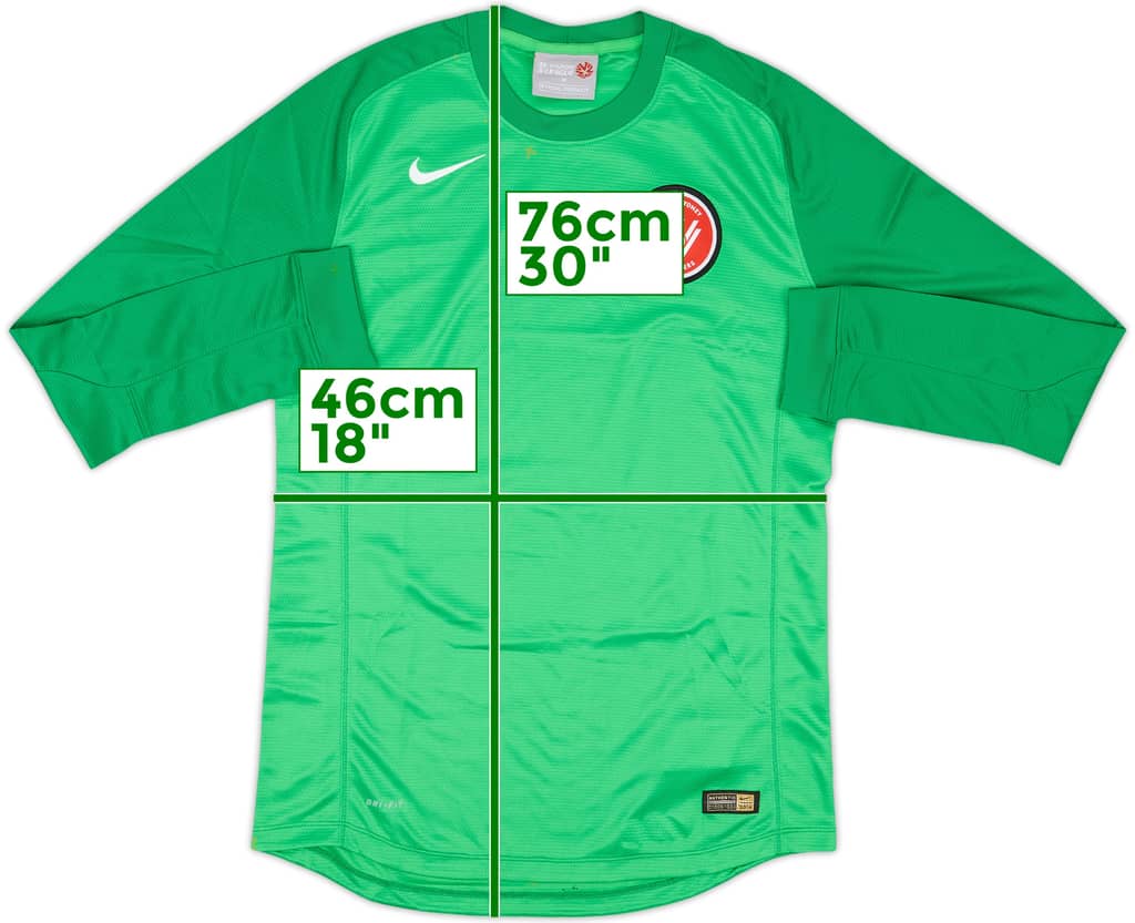 2015-16 Western Sydney Wanderers Authentic GK Shirt - 6/10 - (M)