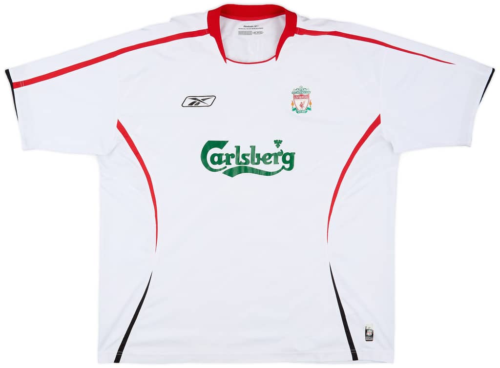 2005-06 Liverpool Away Shirt Gerrard #8 - 7/10 - (XXL)