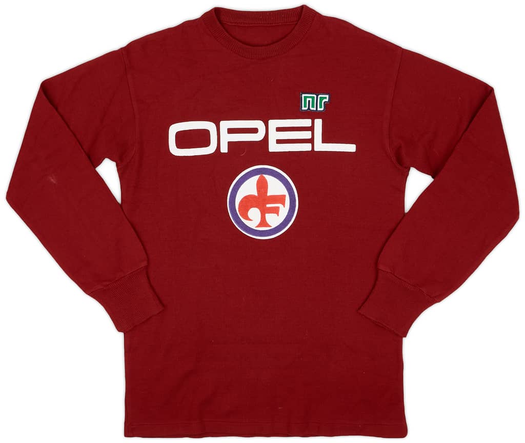 1983-84 Fiorentina Ennerre Cotton Training L/S Top - 8/10 - (M)