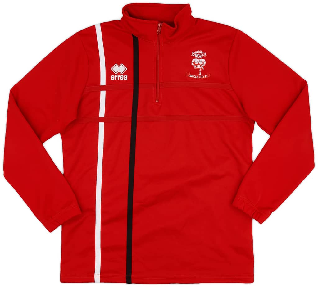 2015-17 Lincoln City Errea 1/4 Zip Training Top - 8/10 - (M)
