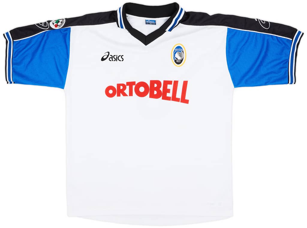2000-01 Atalanta Match Worn Away Shirt Zauri #8
