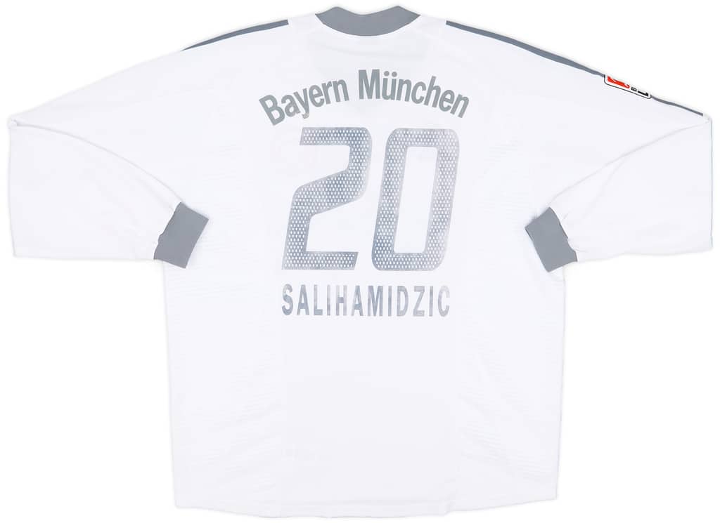 2002-03 Bayern Munich Away L/S Shirt Salihamidzic #20 - 6/10 - (XL)