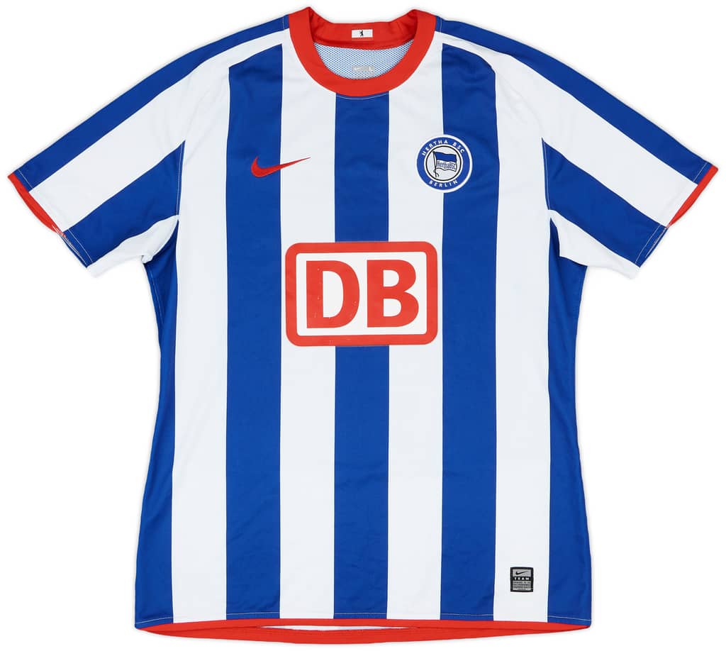 2008-09 Hertha Berlin Match Issue Home Shirt #19