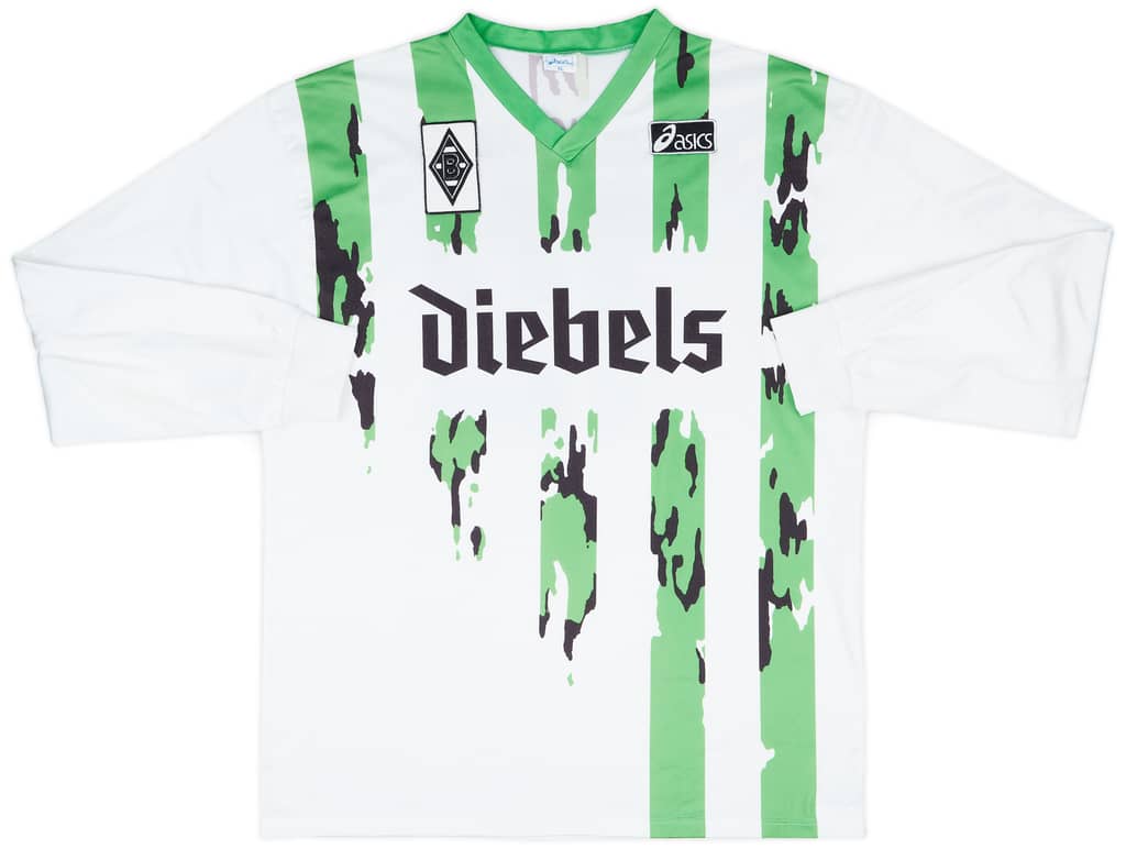 1994-95 Borussia Monchengladbach Match Issue Home L/S Shirt #12