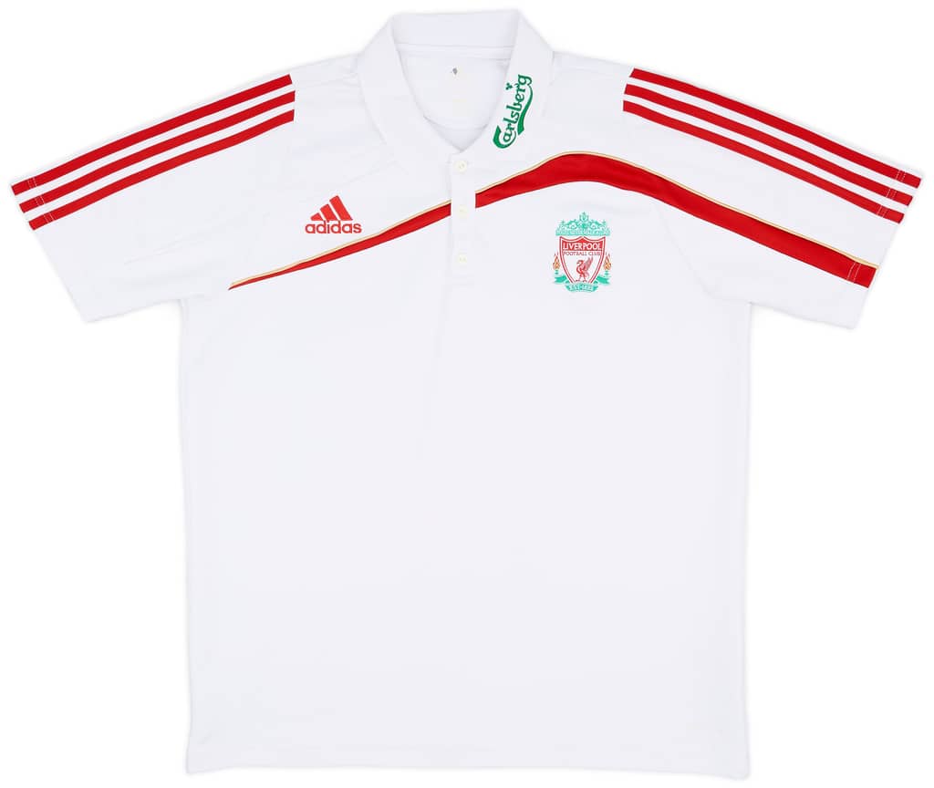 2009-10 Liverpool adidas Polo Shirt - 6/10 - (L)