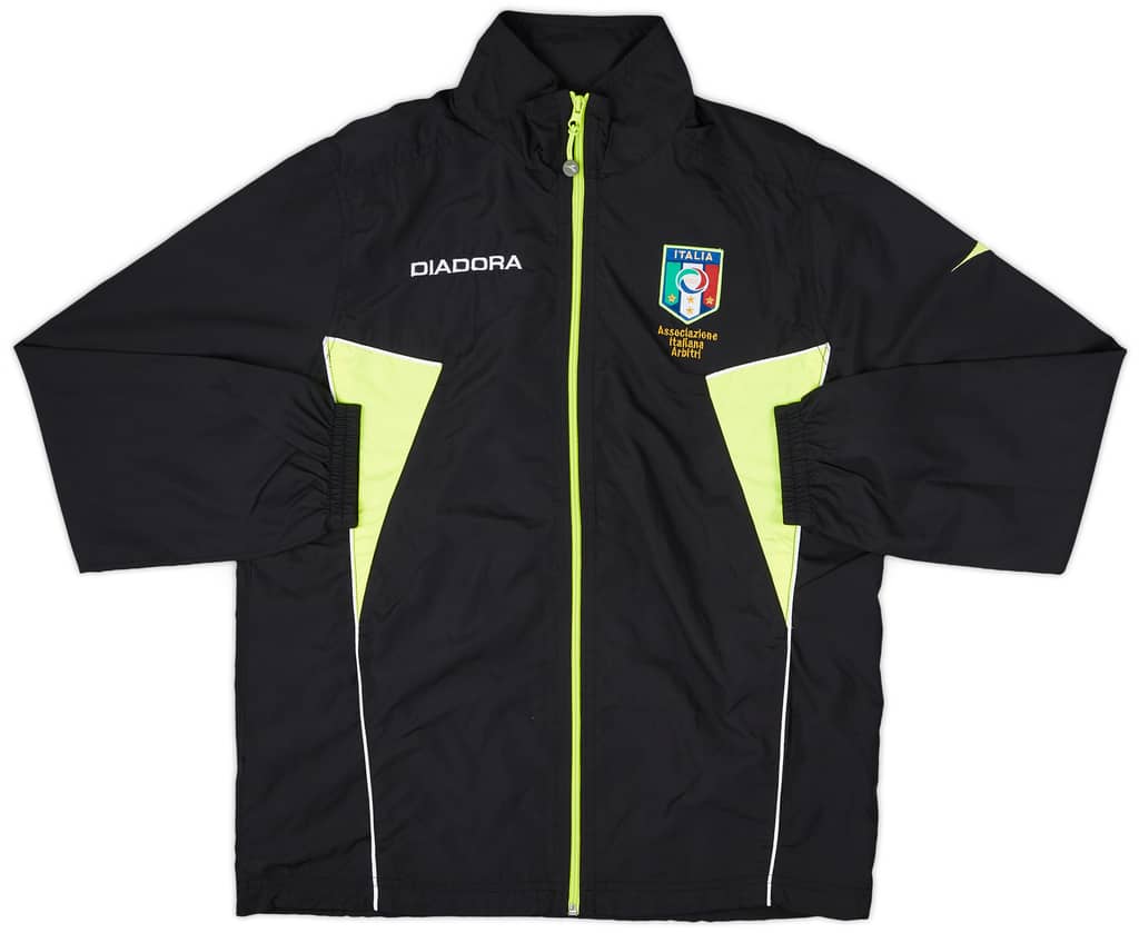 2007-08 Italy Diadora Referee Track Jacket - 8/10 - (S)
