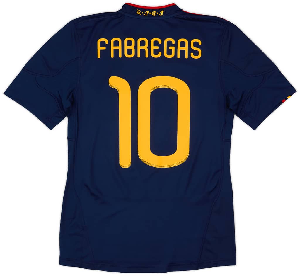 2010-11 Spain Away Shirt Fabregas #10 (S)
