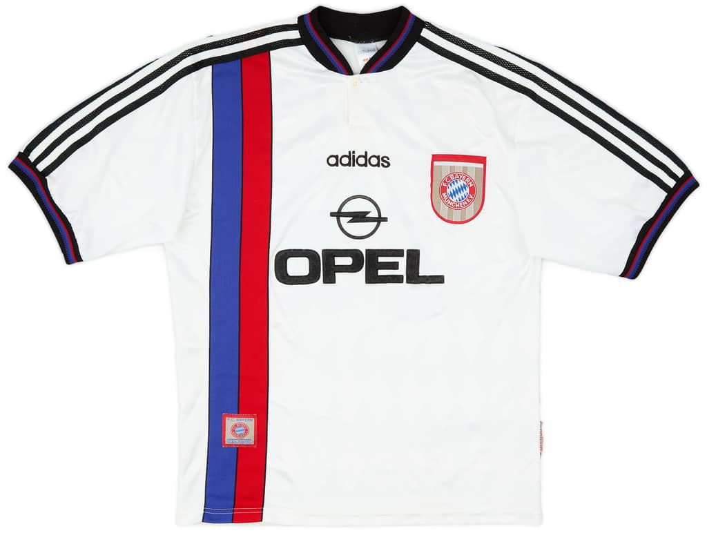 1996-98 Bayern Munich Away Shirt Basler #13 - 9/10 - (S)