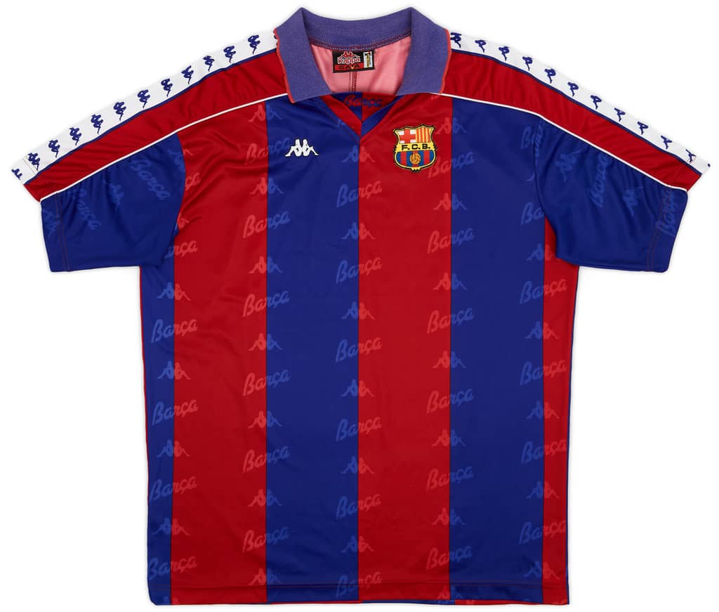 1992-95 Barcelona Home Shirt - 9/10 - (XL)