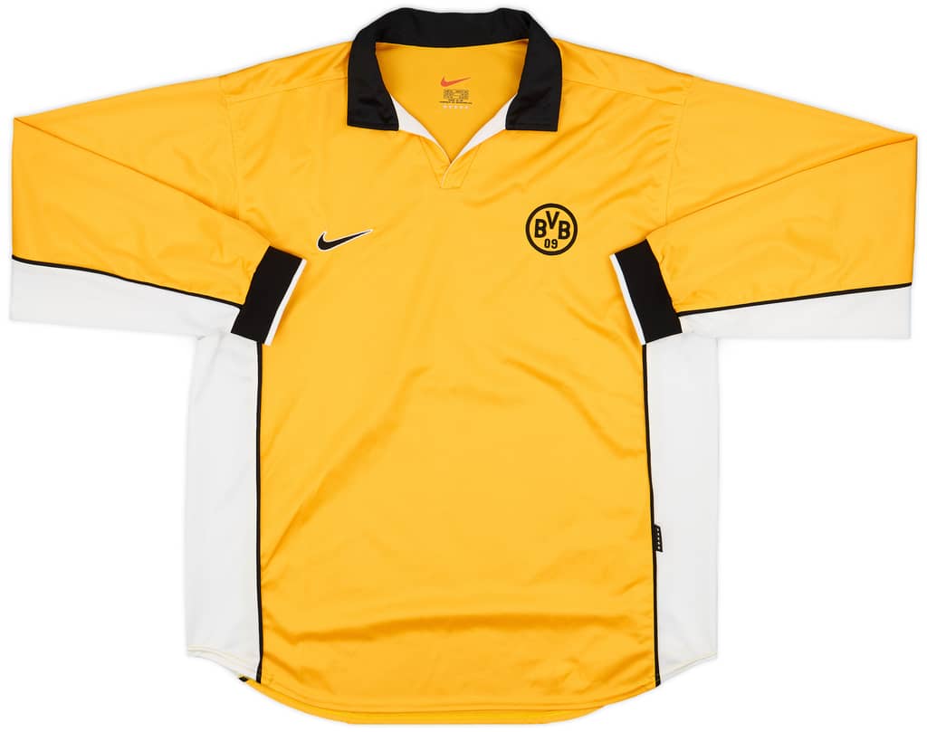 1998-00 Borussia Dortmund Player Issue Home L/S Shirt - 8/10 - (XL)