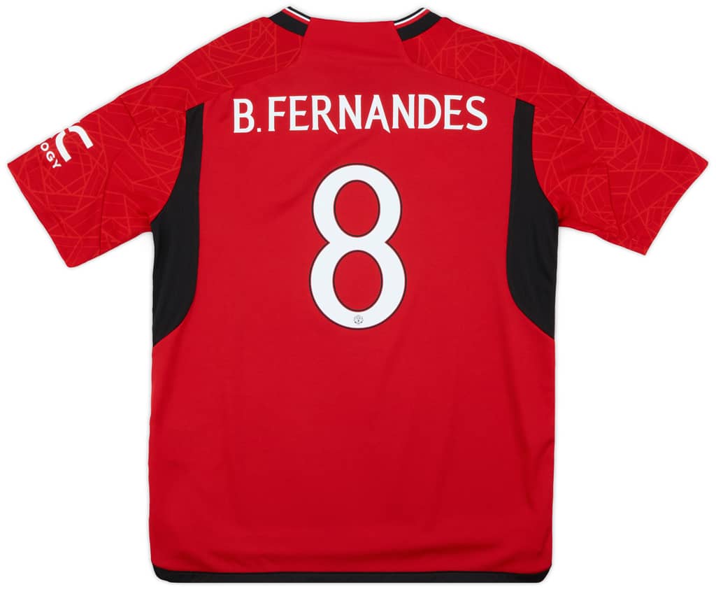2023-24 Manchester United Home Shirt B.Fernandes #8 (KIDS)