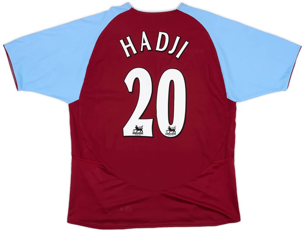 2003-04 Aston Villa Home Shirt Hadji #20 - 8/10 - (L)