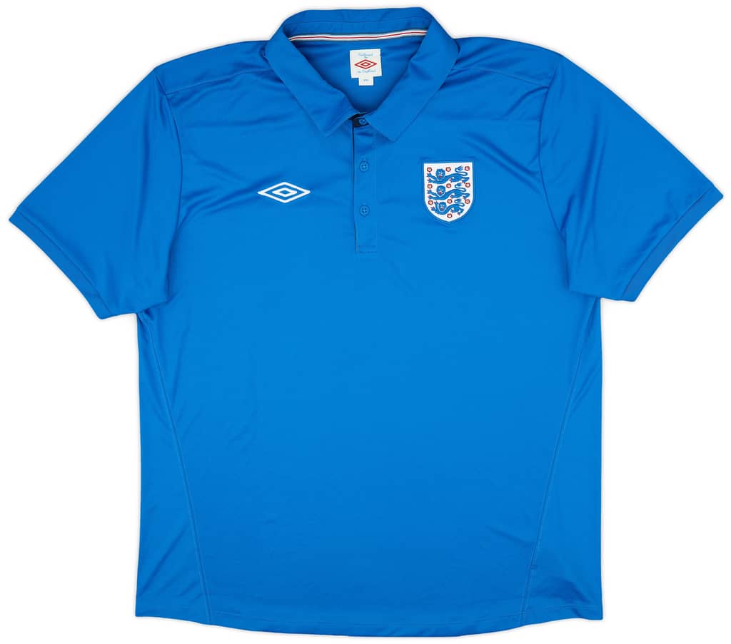 2009-10 England Umbro Polo Shirt - 9/10 - (XXL)