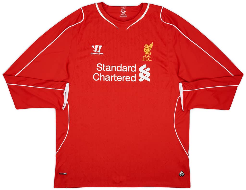 2014-15 Liverpool Home L/S Shirt Sturridge #15 - 9/10 - (XXL)