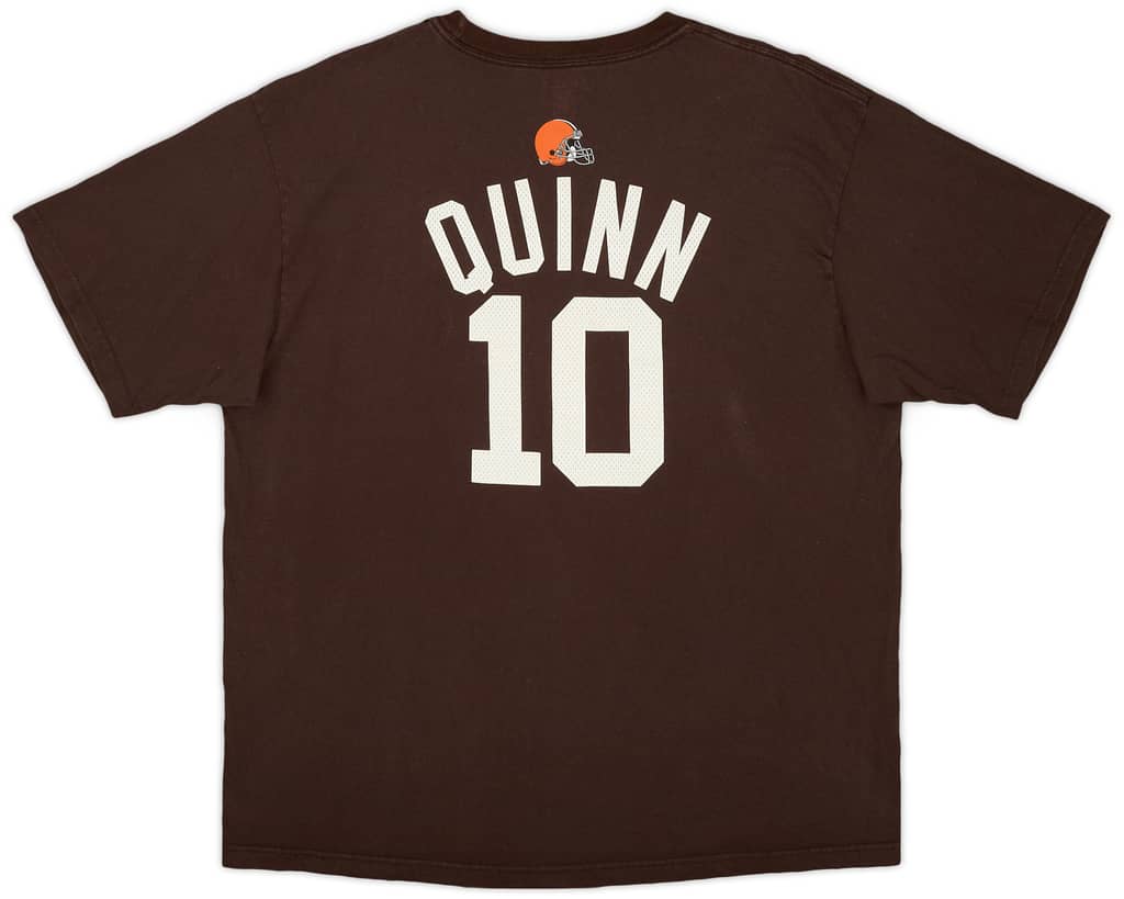 2007 Cleveland Browns Quinn #10 Reebok Tee - 6/10 - (XL)