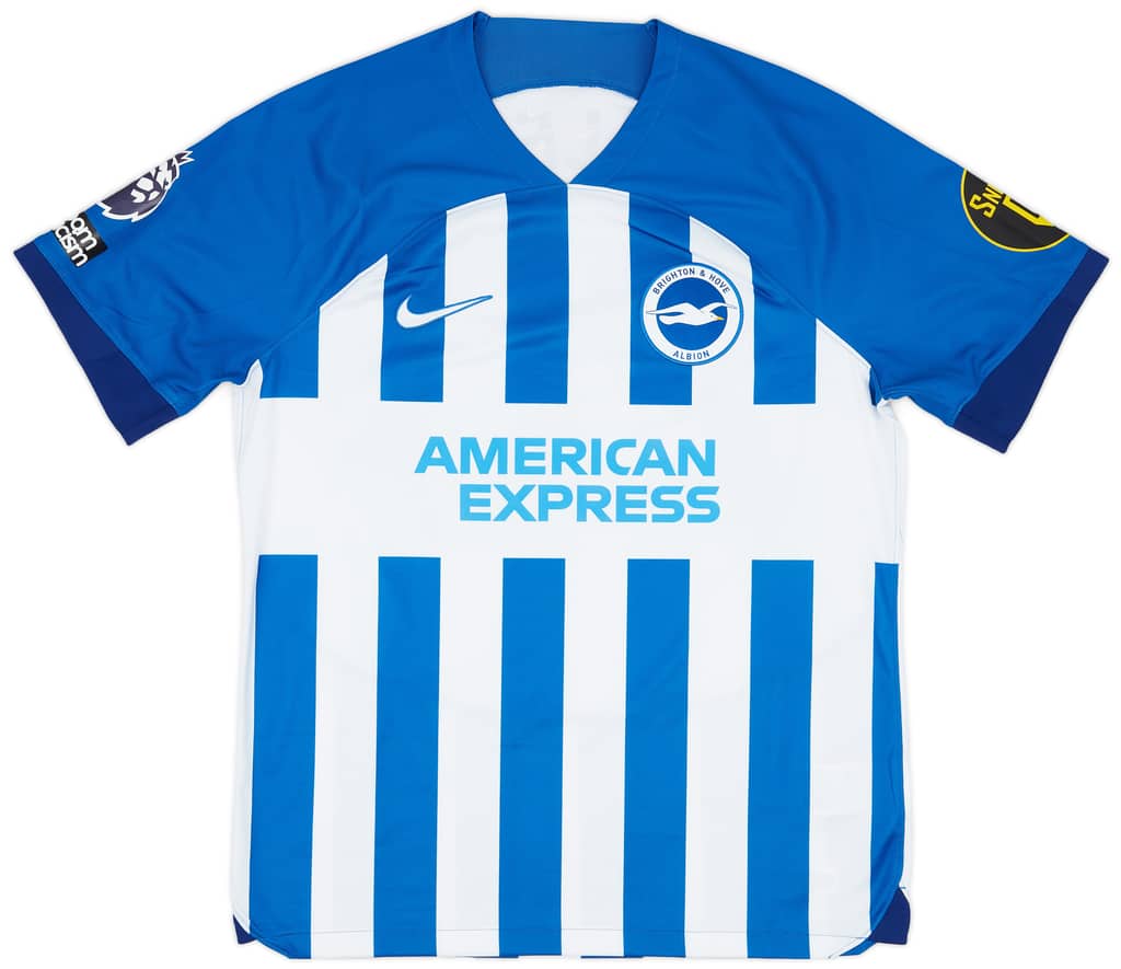 2023-24 Brighton Match Issue Home Shirt Baleba #20