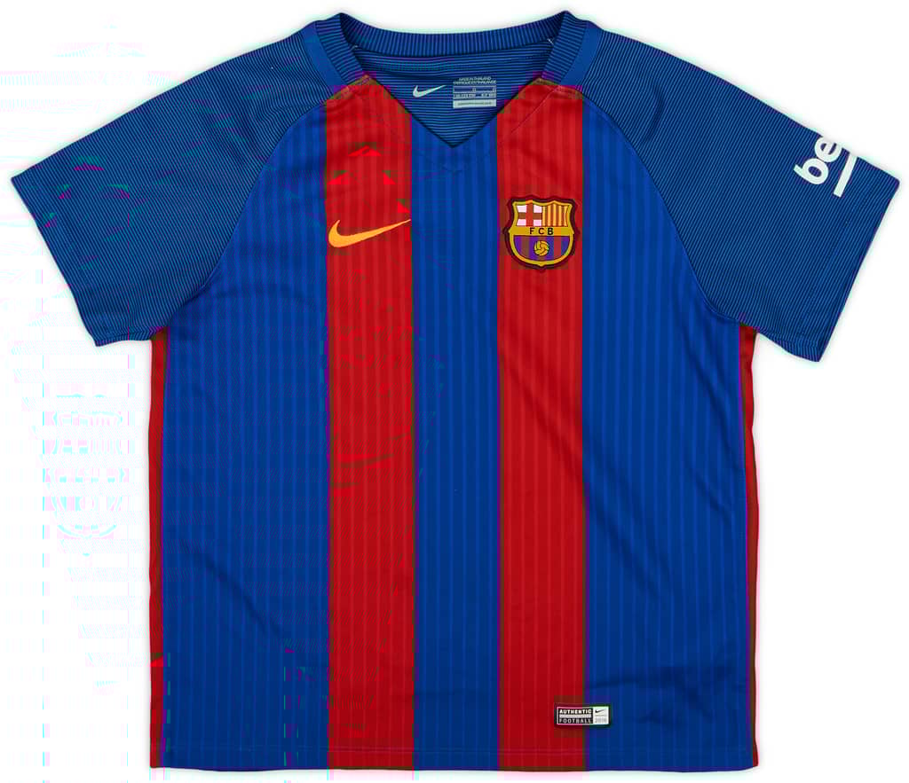 2016-17 Barcelona Home Shirt - 8/10 - (6-7 Years)