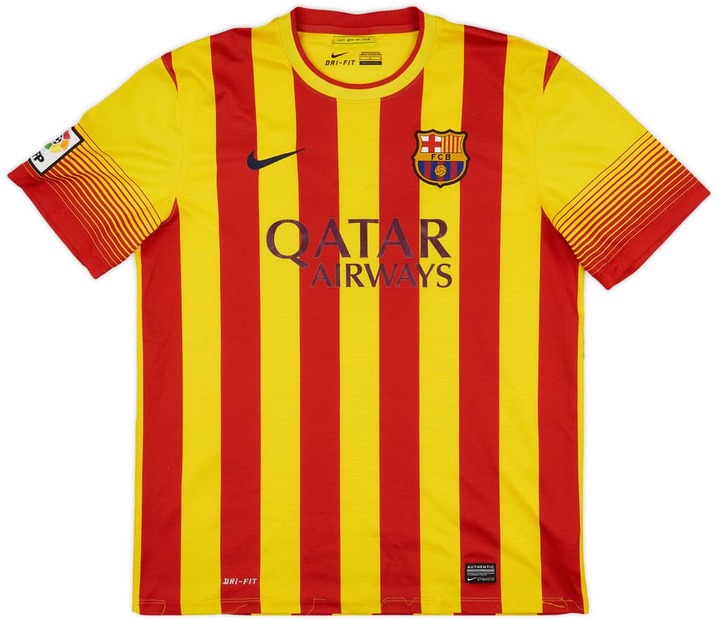 2013-15 Barcelona Away Shirt Messi #10 - 7/10 - (L)