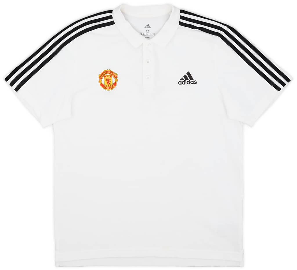 2021-22 Manchester United adidas Polo Shirt - 7/10 - (M)