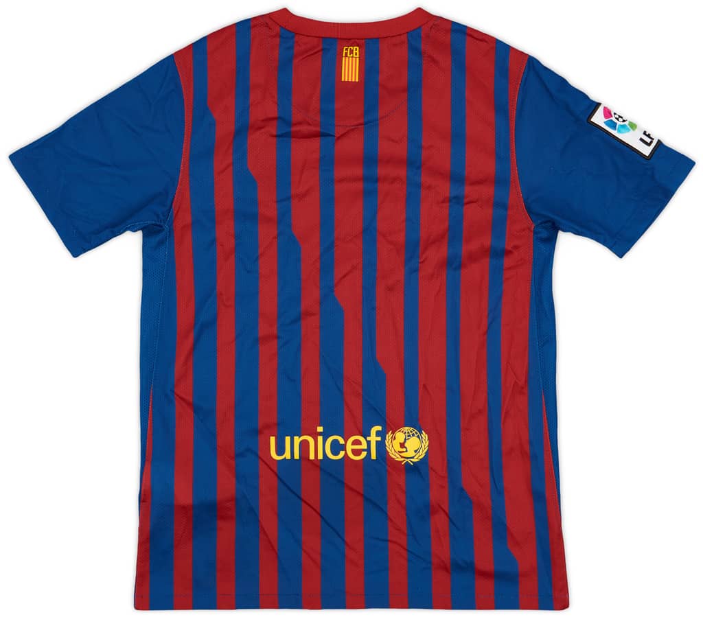 2011-12 Barcelona Home Shirt - 9/10 - (M.Boys)