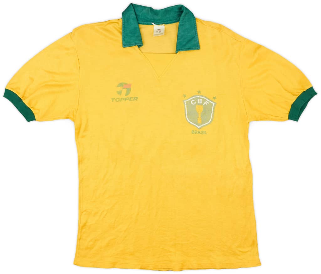 1990 Brazil Home Shirt #23 - 5/10 - (M)