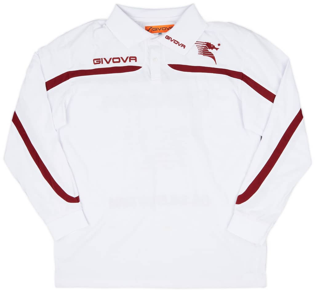 2016-17 Salernitana Givova Polo L/S Shirt - 8/10 - (XL)