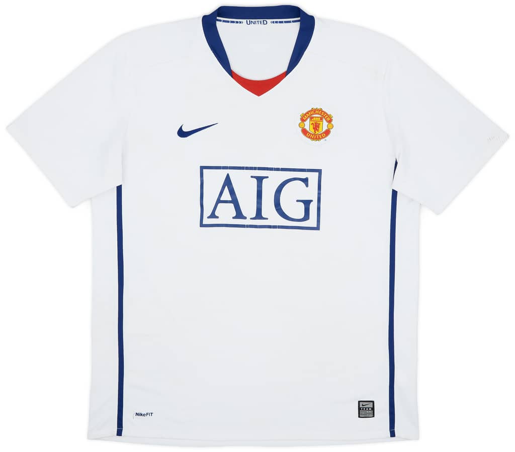 2008-10 Manchester United Away Shirt Berbatov #9 - 6/10 - (L)