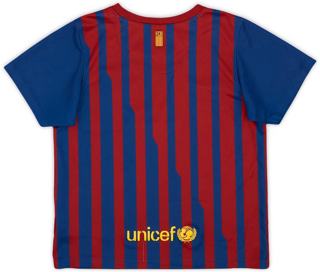 2011-12 Barcelona Home Shirt - 6/10 - (S.Boys)