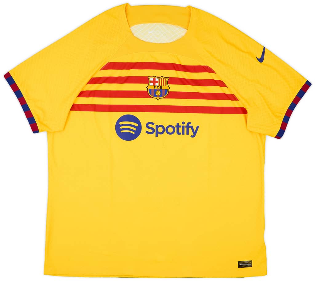 2022-23 Barcelona Authentic Fourth Shirt - 7/10 - (XXL)