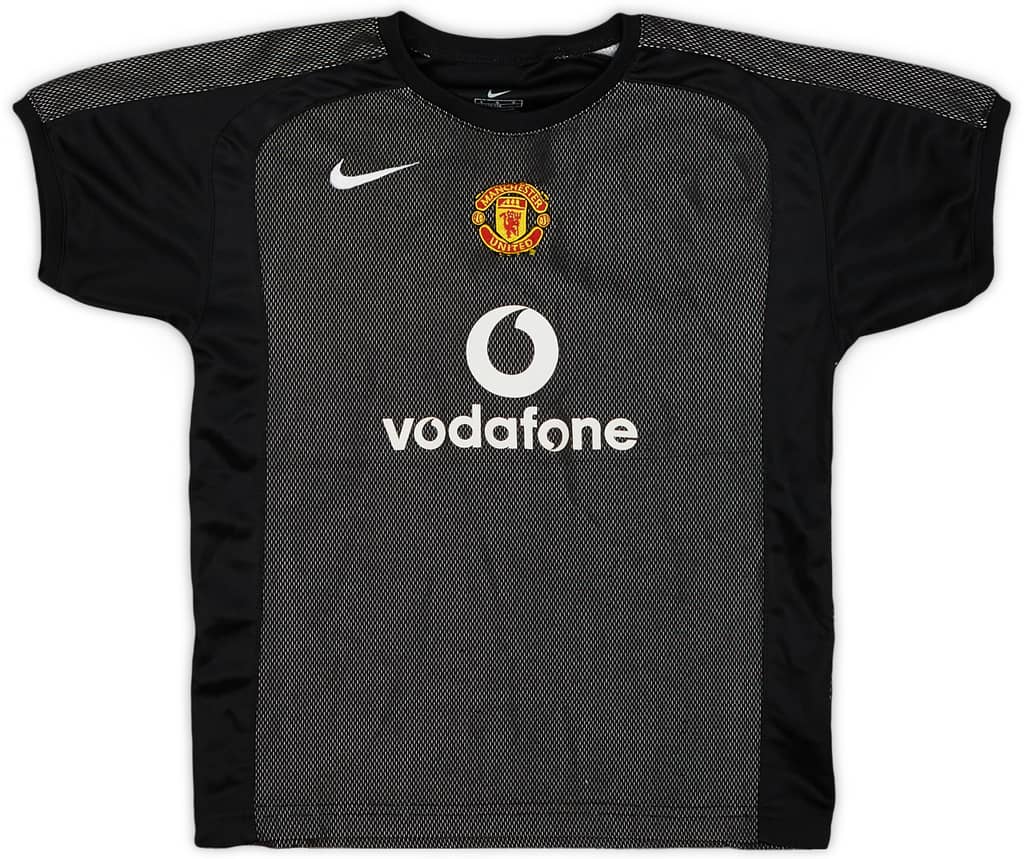 2004-05 Manchester United GK S/S Shirt - 8/10 - (7-8 Years)