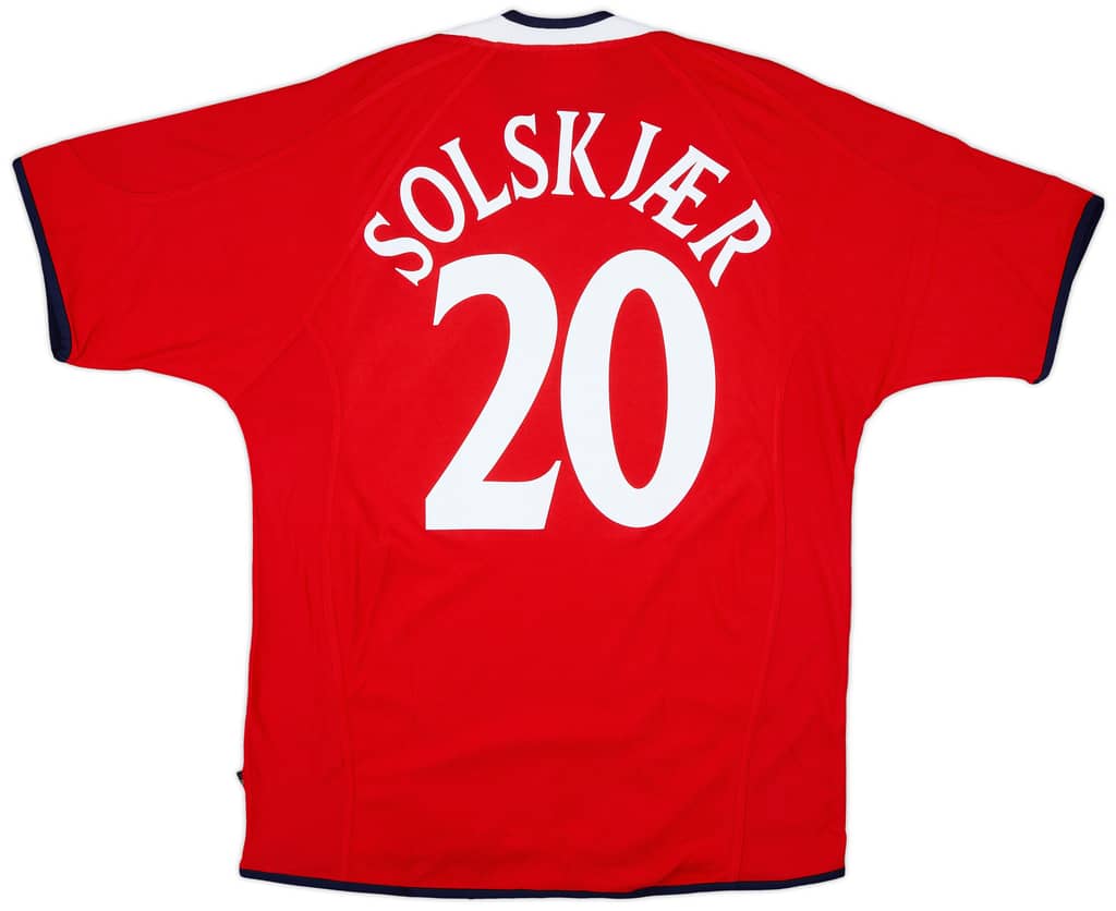 2000-02 Norway Home Shirt Solskjaer #20 (L)