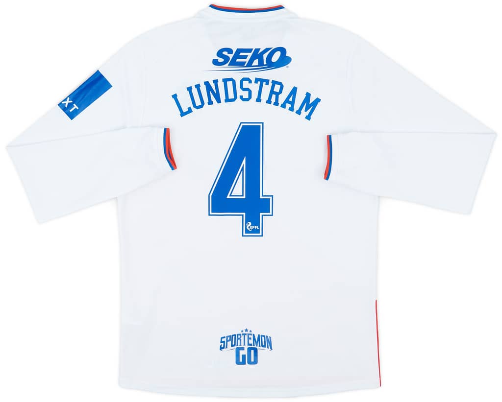 2022-23 Rangers Away L/S Shirt Lundstram #4 - 8/10 - (L)