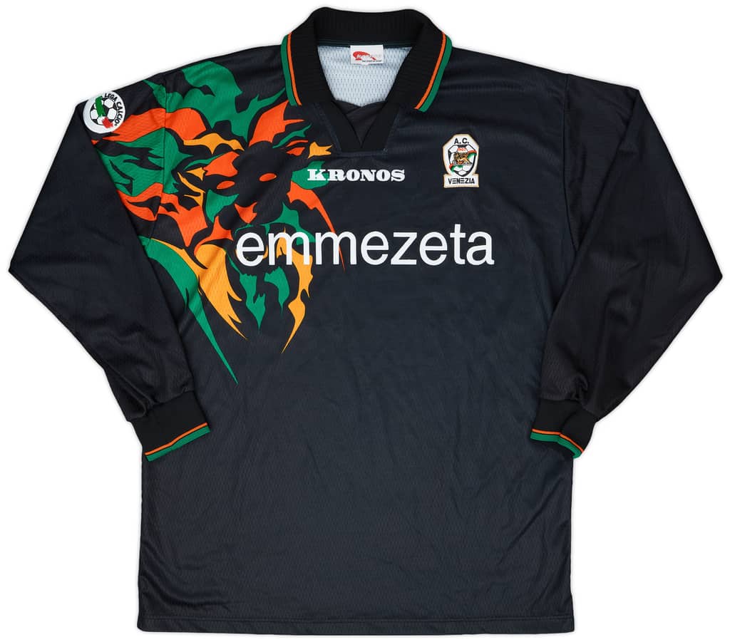 1998-98 Venezia Match Worn Home L/S Shirt Pedone #26