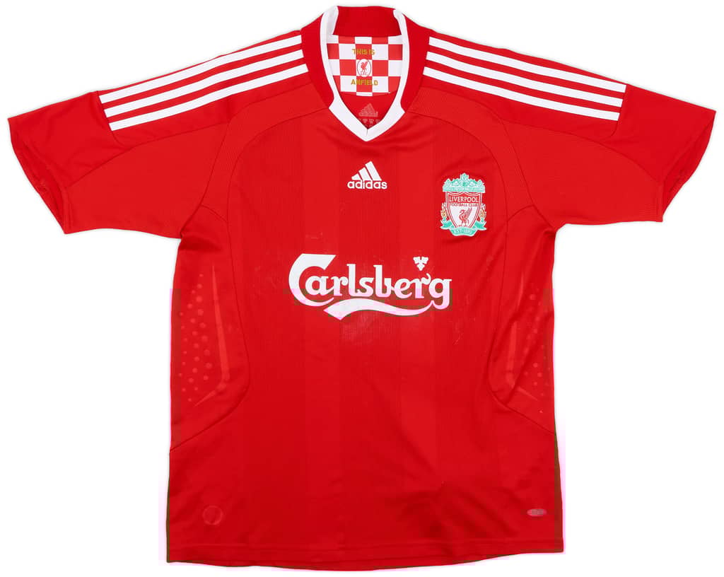 2008-10 Liverpool Home Shirt - 6/10 - (XL.Boys)