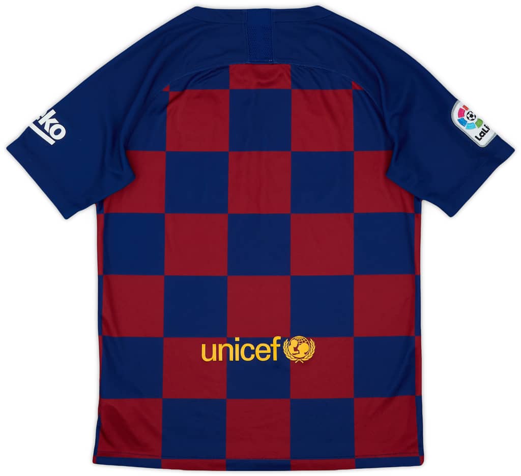 2019-20 Barcelona Home Shirt - 8/10 - (XL.Boys)
