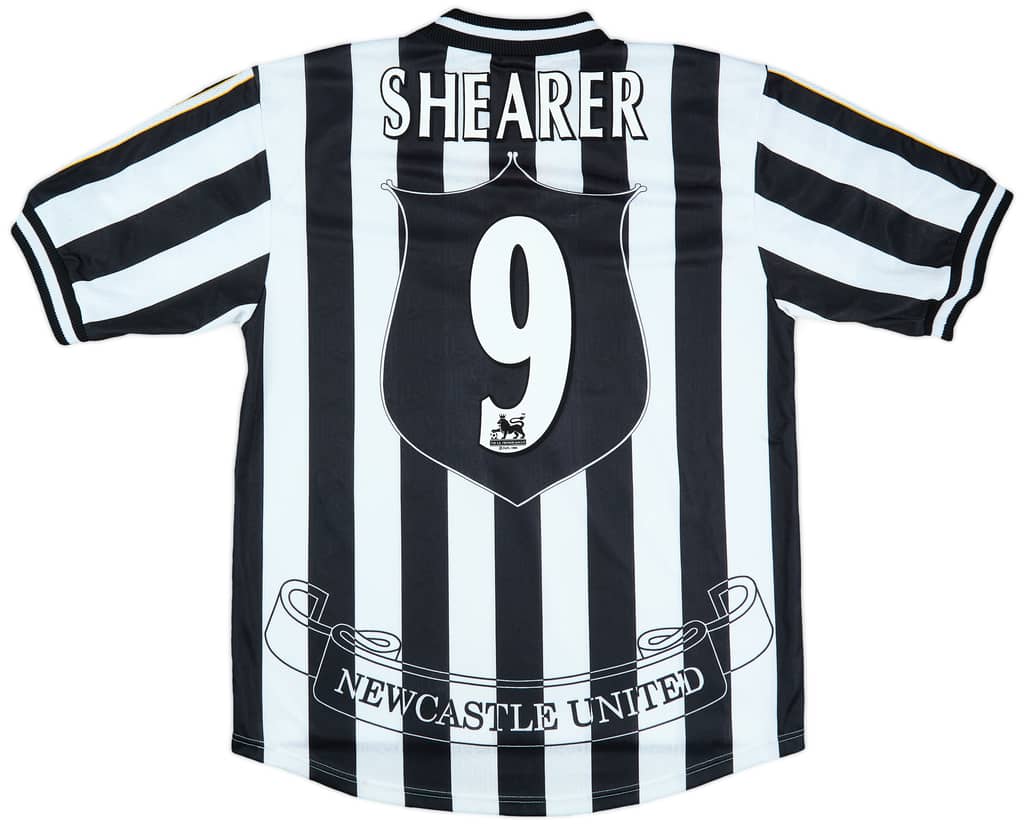 1997-99 Newcastle Home Shirt Shearer #9 - 8/10 - (L)
