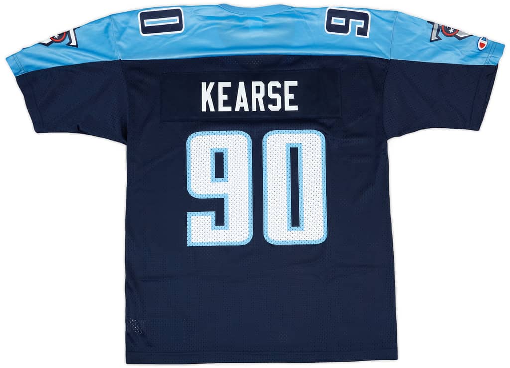 1999-00 Tennessee Titans Kearse #90 Champion Home Jersey - 9/10 - (M)