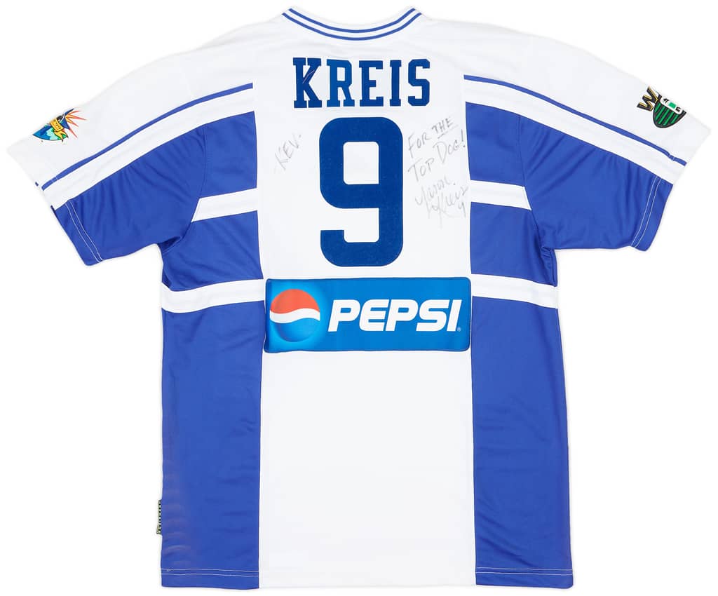 1999 MLS All-Star West Match Issue Signed Shirt Kreis #9