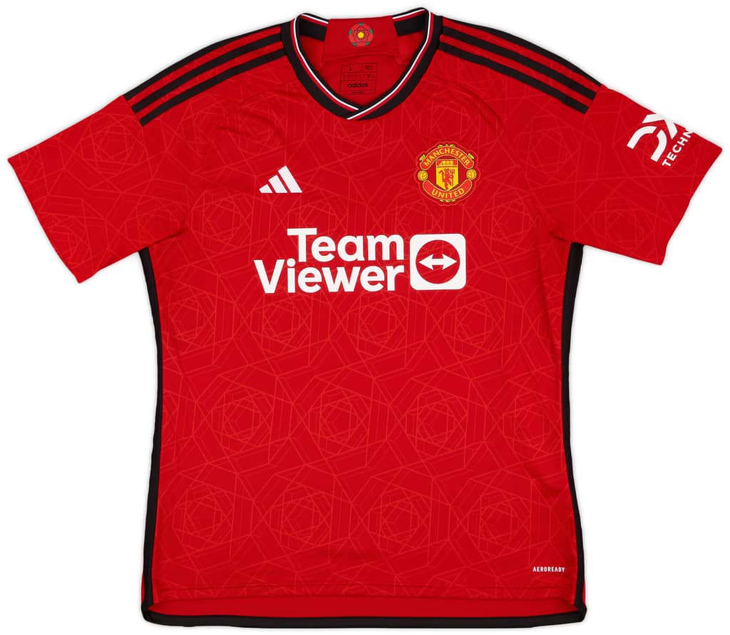 2023-24 Manchester United Home Shirt B.Fernandes #8 - 9/10 - (L)