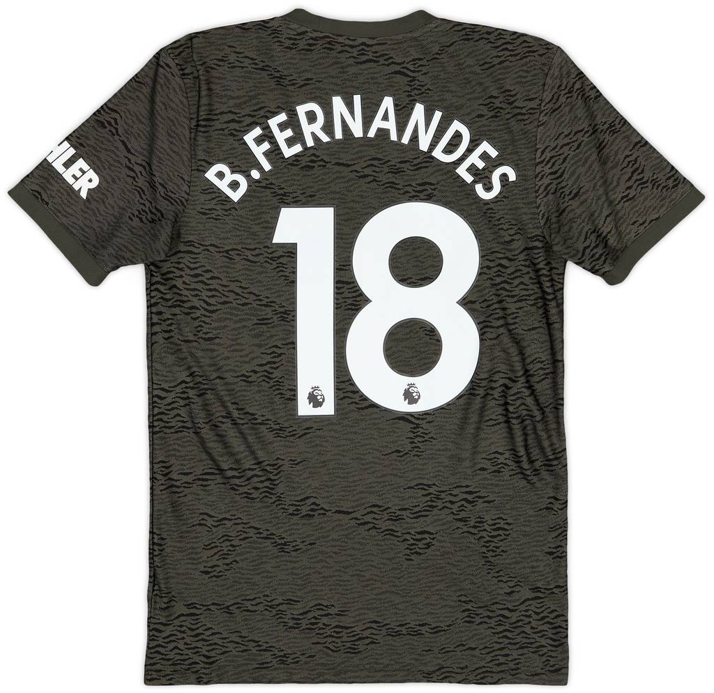 2020-21 Manchester United Away Shirt B.Fernandes #18 - 10/10 - (S)