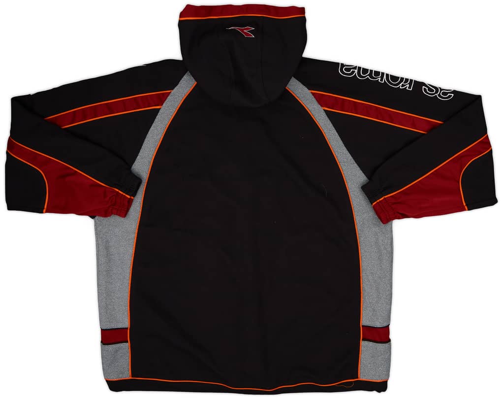 1998-99 Roma Diadora Hooded Track Jacket - 9/10 - (L)
