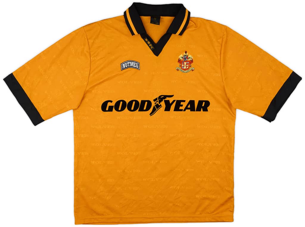1995-96 Wolves Home Shirt - 8/10 - (L)