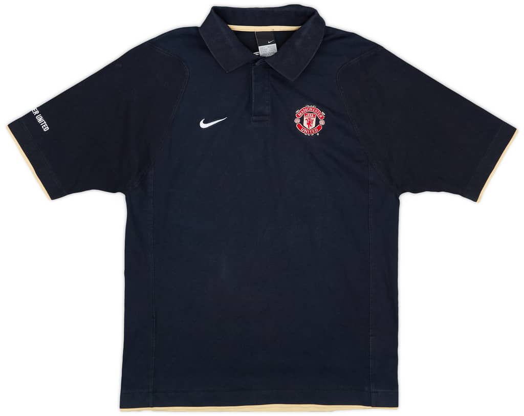 2006-07 Manchester United Nike Polo Shirt - 7/10 - (L)