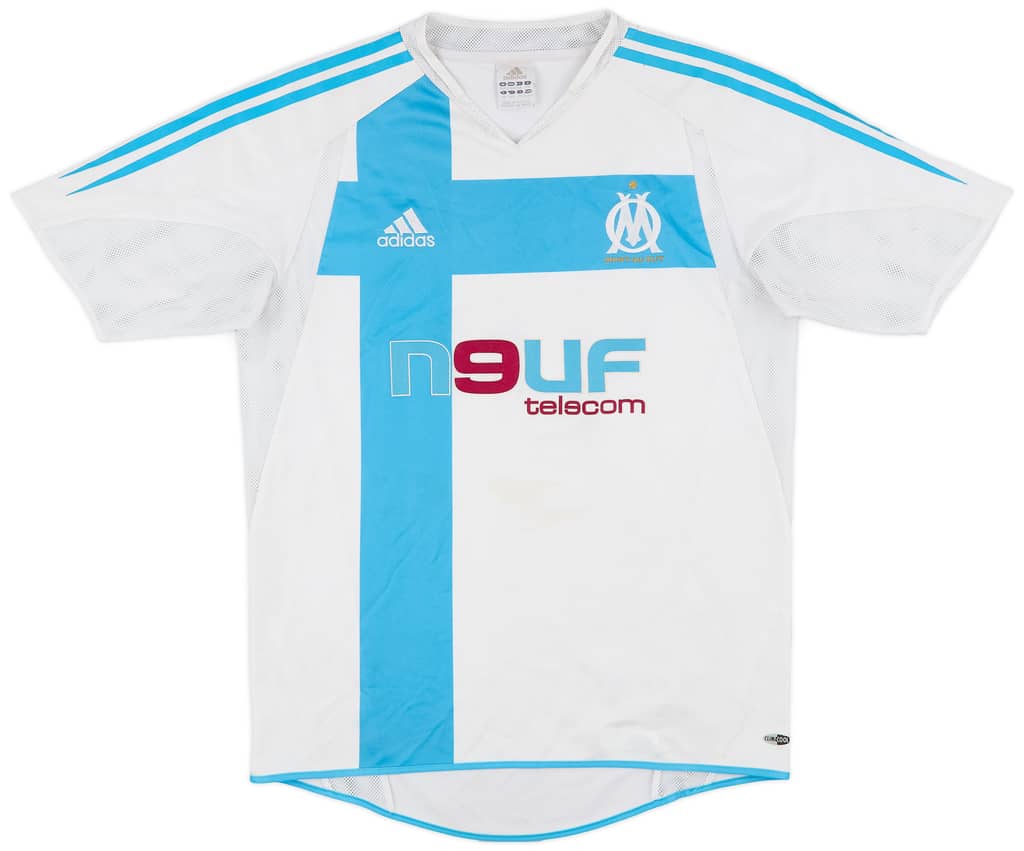 2004-05 Olympique Marseille Home Shirt - 8/10 - (XL.Boys)