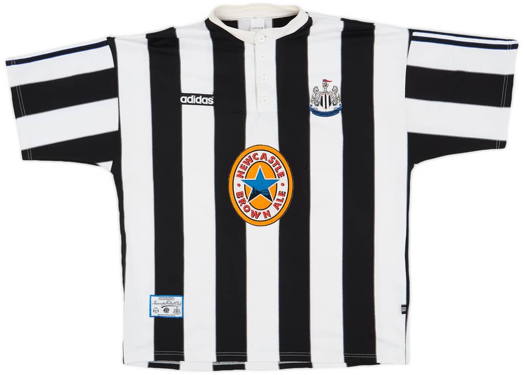 1995-97 Newcastle Home Shirt Asprilla #11 - 5/10 - (XXL)