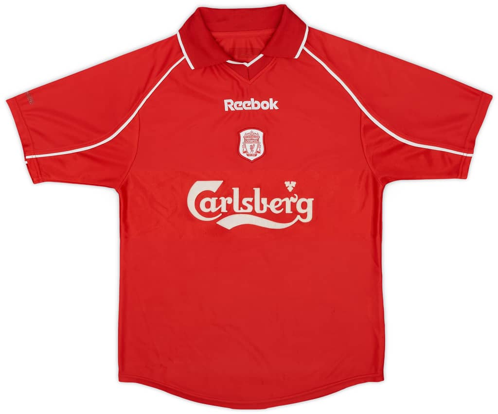 2000-02 Liverpool Home Shirt - 7/10 - (XL.Boys)