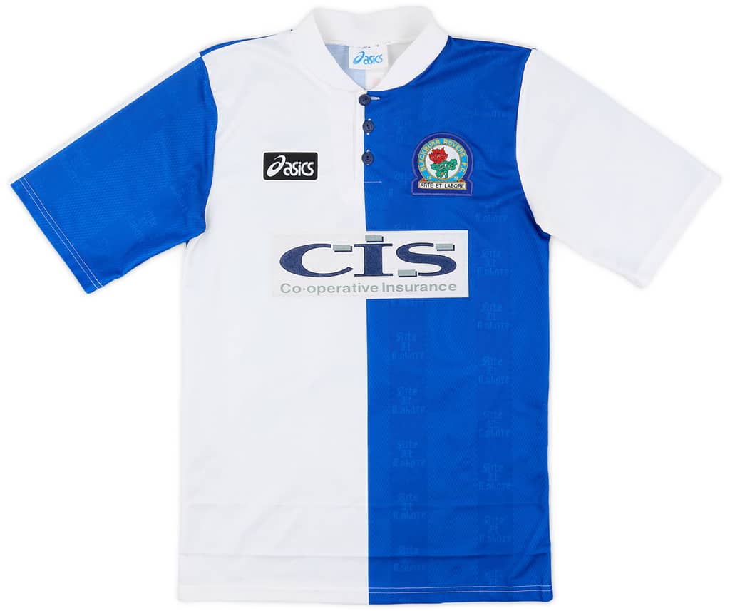 1996-98 Blackburn Rovers Home Shirt Duff #32 - 8/10 - (S)